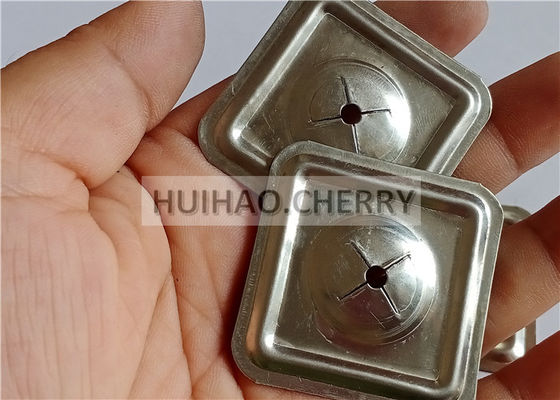 38mm Square Self-Locking Washer Speed Clips For Insulation Galvanized Steel Material