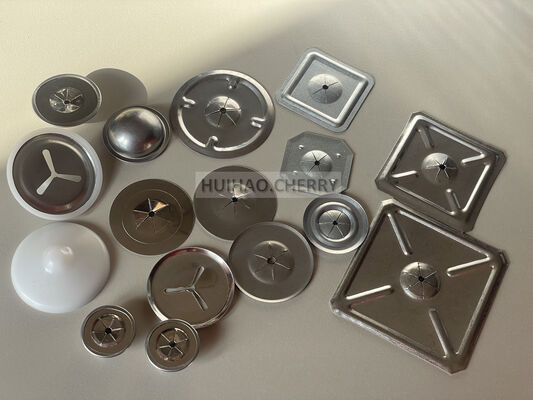 1-1/4" Corrosion Resistant Self Locking Washer 316 Stainless Steel Square Lock Washer For Rockwool Insulation