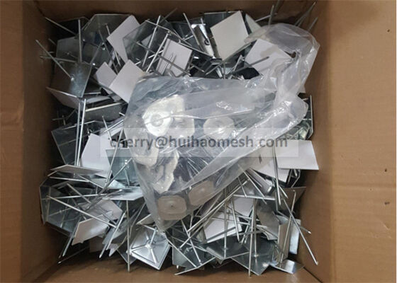Self-Adhesive Base Insulation Stick Up Pins 2-1/2" for fixing insulation to HVAC, ceiling and ducting purpose