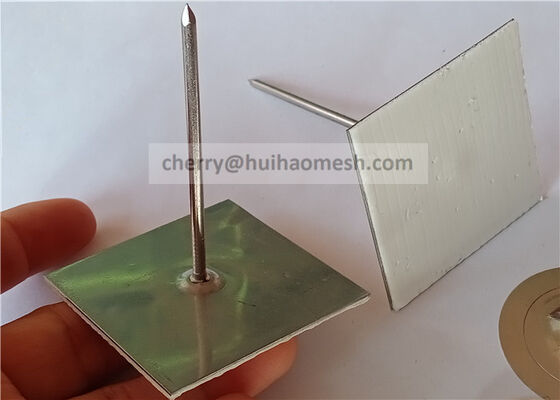 Galvanized Steel Insulation Stick Pins And Washers For Securing Insulation Board To Walls, Ceilings, And Floors
