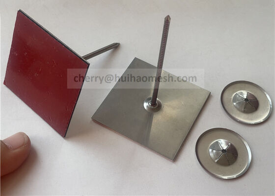 Galvanized Steel Insulation Stick Pins And Washers For Securing Insulation Board To Walls Ceilings Floors
