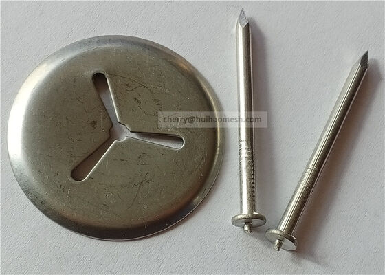 Copper Plated Steel spot weld insulation pins 3x125mm For Marine Sound And Heat Insulation