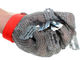 6''  Stainless Steel Anti Cutting Gloves Woven with Chainmail Ring Mesh