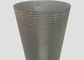 SS Wedge Johnson Wire Screen , Stainless Steel Wedge Mesh Cylinder Filter