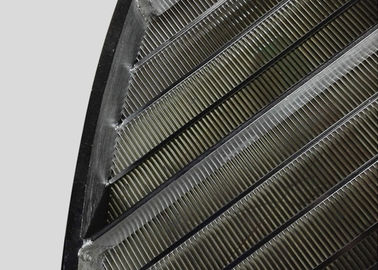 Media Support Grids Fabricated With Wedge Wire