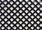 Burnished Brass Flat Crimped Wire Grille, SS304 Flat Woven Ceiling Drapery
