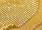 6x6mm Anodized Aluminum Flake Fabric Used For Architecture Decoration