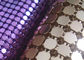 6mm Square Flake Decorative Aluminum Metallic Fabric Used Colored Drapery