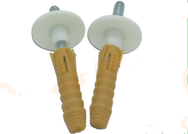 50mm L Plastic Expansion Rubber Plug With Screw For Toilet Installation