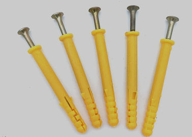 Plastic Fish - Shaped Expansion Anchor Bolt With Countersunk Head Tapping Screw