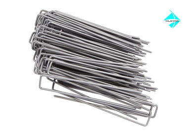 Carbon Steel Ground Grass Staple Pins， Landscape Fabrics Turf Pins 4"-14" Length