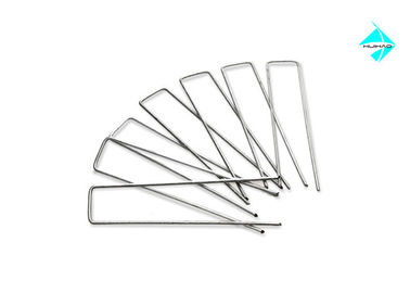 Carbon Steel Ground Grass Staple Pins， Landscape Fabrics Turf Pins 4"-14" Length