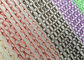 Spacing Divider Colorful Double Hook Metal Mesh Drapery For Shopping Malls