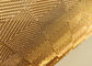 Custom Gold Color Aechitectural Wire Mesh For Making Lamp Cover Shades