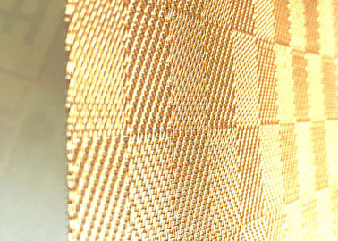 Custom Brass Wire Mesh For Retail Backdrops