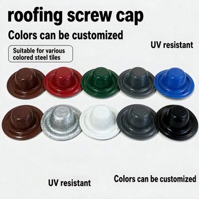 Custom Color Metal Cap Washers For Cover Roof Screw Prevent Leaks UV Resistant