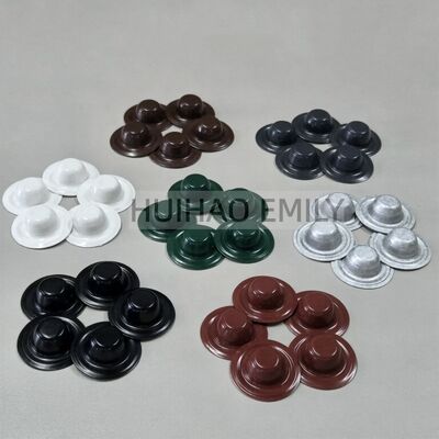 35mm Galvanized Steel Roofing Screw Cap For Roof Screws Used In Roofing Fasteners
