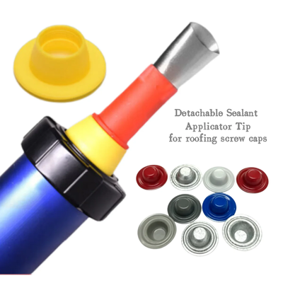 Waterproof Metal Roof Screw Cap Covers ZAM Steel Seal Existing Screw Heads To Prevent Leaks