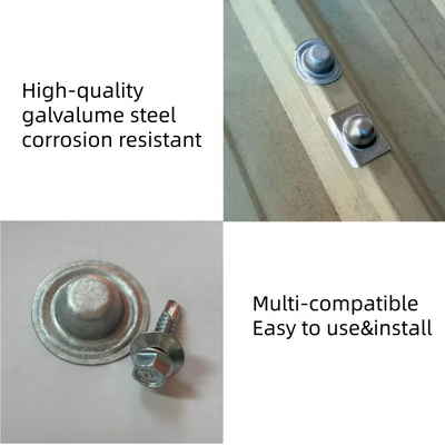 36mm Waterproof Roofing Screw Caps Cover Washer Seal Leaks Over Exposed Screws