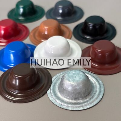 Galvalume Steel roofing fasteners Metal Roof Screw Caps For Waterproof screw cover