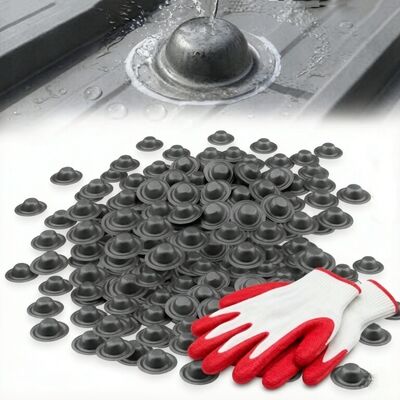 Galvalume Waterproof Roofing Screw Caps For Metal Roofing Prevent Leaks UV Resistant