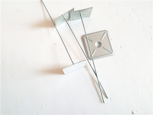 Galvanized Steel Self Adhesive Insulation Pins 220mm With Self Locking Washer For Insulation Sheet