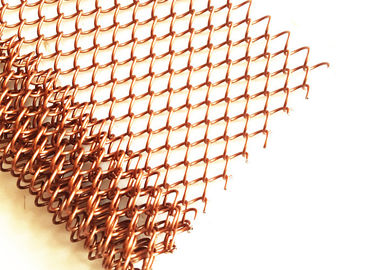 Aluminum Metal Mesh Drapery , Safety Curtains With Different Tracks
