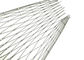 Ferrule Flexible Stainless Steel cable Mesh With Frame Used For Stair Balustrade
