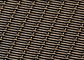 Crimped Decorative Wire Mesh , Architectural Steel Mesh In Gold Color For Office