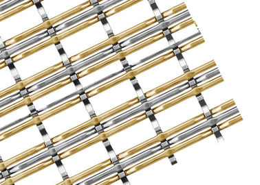 Pre- Crimped Decorative Wire Mesh For Cabinets