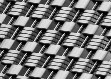 Brass Elevator Metal Mesh With Brushed Finish