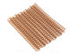 Paint Copper Color Link Weave Stainless Steel Weld Mesh Decorative For Room Dividers
