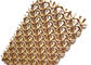 PVD Rose Gold Stainless Steel Decorative Wire Mesh 1500mm W 3700MM L Panel