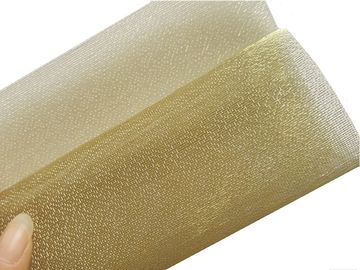 Ultra Thin Brass Woven Laminated Wire Mesh Architectural Glass