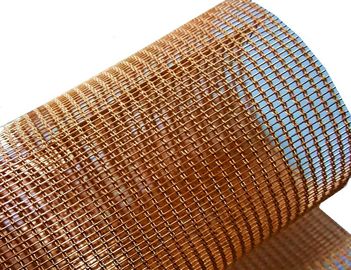 Rose Golden Metal Cable Architectural Wire Mesh Used For Theatre Ceiling