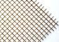 Antique Brass Decorative Wire Mesh For Cabinets Wire Dia 1.8mm Aperture 20mm
