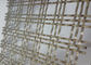 Furniture Cabinetry Designs Architectural Metal Mesh Weaved With 1.2x3.5mm Wire