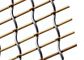 Waiting Room Partition Stainless Steel Decorative Wire Mesh With Lock Crimped Rod
