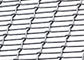 Waiting Room Partition Stainless Steel Decorative Wire Mesh With Lock Crimped Rod