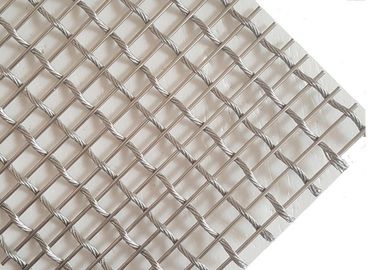 Construction Building Decorative Wire Mesh Facade, Decorative Cable Mesh Ceiling