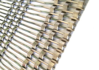 Stainless Steel Woven Decorative Wire Mesh For Space Dividers &amp; Displays