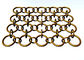 wall decoration Metal Ring Mesh with Round Wire For Decorative Ceiling 1.5m width