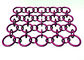 Stainless Steel Chain Braid Metal Ring Mesh For Security Areas Background