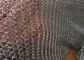 Window Treatment Stainless Steel Ring Mesh Curtains , Metal Chainmail Mesh Drapery For Space Divider