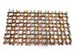 Color Finished Architectural Wire Mesh , Woven Metal Mesh For Cabinetry And Stairs