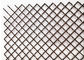 Antique Black Woven Metal Fabric , Stainless Steel Woven Mesh With Square Pattern