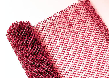 Aluminum Coil Mesh Curtain With Metal Track
