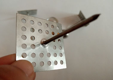 40x40mm Perforated Base Insulation Pins For Hvac System