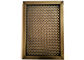 Frame Design Architectural Wire Mesh With Antique Copper Plated Finshed