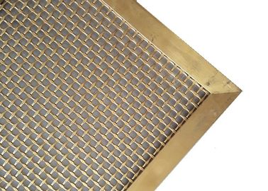 Surface Finished Services Architectural Woven Wire Mesh With Pattern Design